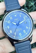 2019 IWC Mark XVIII Laureus Sport 41mm Black Ceramic Ti Limited Edition IW324703