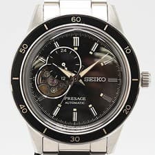 Seiko Presage 4R3900Z0 Wristwatch Auto Black Dial Mens Timepiece Classic