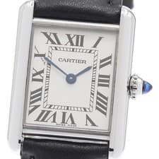 CARTIER Tank Must SM WSTA0042 Silver Dial Quartz Ladies Watch_953517