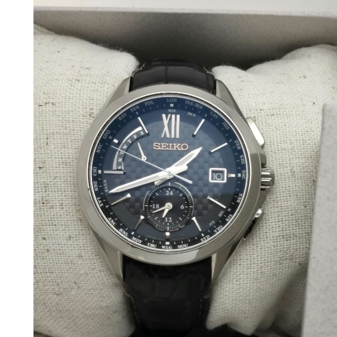 Seiko Brightz Radio Solar Lightweight Titanium World Time