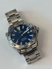 Omega Seamaster 300M Quartz Watch Diver Blue Dial