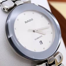 RADO Florence 152.3716.4 Silver Dial Quartz Men Watch Used Working #32