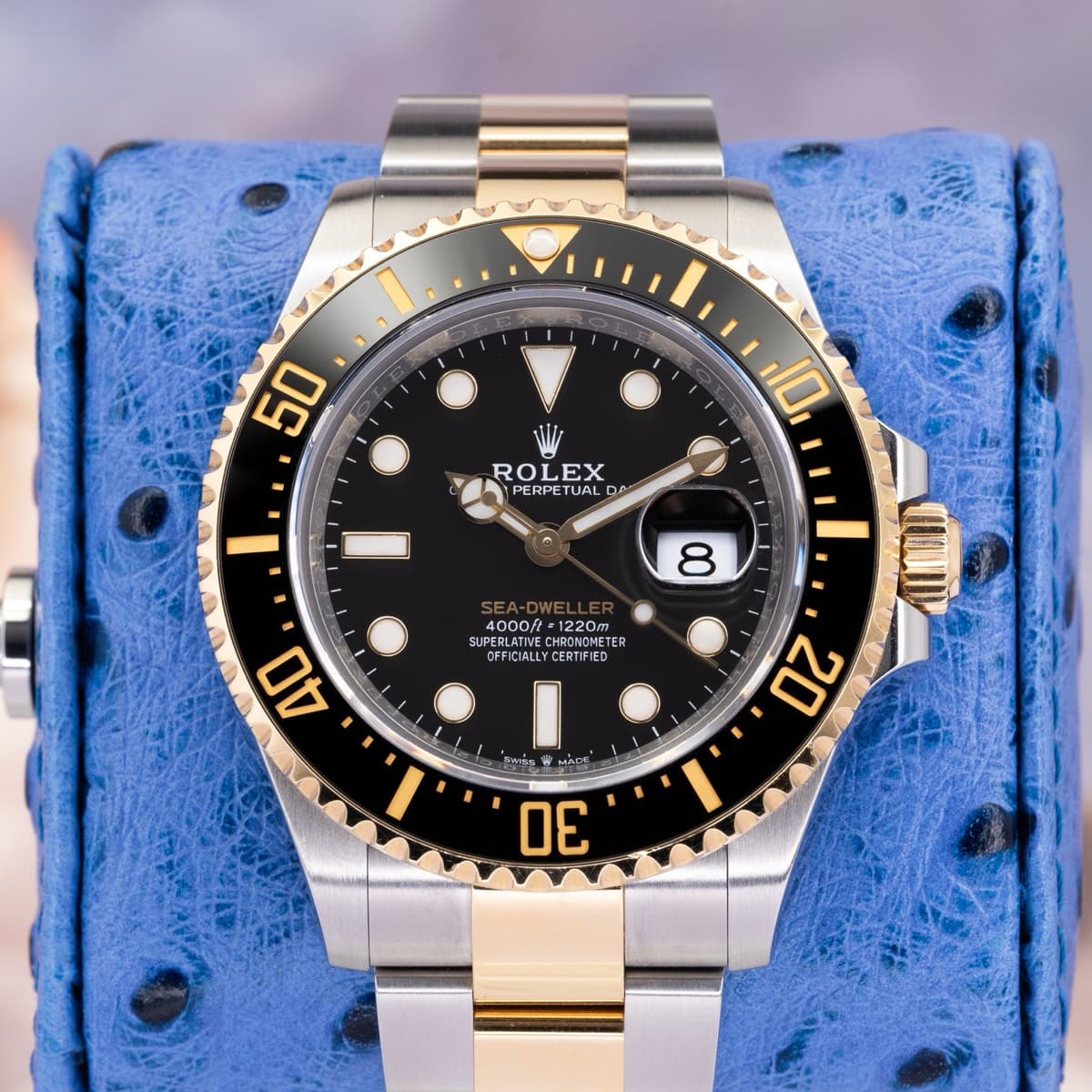 2025 Rolex Sea-Dweller 43 126603 Yellow Rolesor Black Dial Full Set Two-Tone