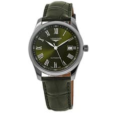 New Longines Master Collection Automatic 40mm Green Men's Watch L2.793.4.09.2