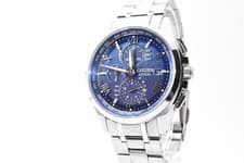 Citizen Attesa World Time Solar Radio Watch H800 A1CDW01 Mens Wristwatch
