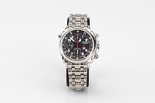 Wenger Air GST Chronograph w/ Valjoux 7750 Swiss Army Watch with Steel Bracelet