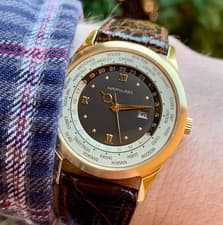 Hamilton World Time Ref. 8984 Stainless Steel Wristwatch Box & Papers