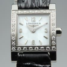 [Near Mint] LONGINES Dolce Vita L5.161.0 Diamond Bezel Quartz Women Watch JAPAN