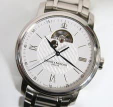 Baume & Mercier Classima Automatic Open Heart 65558 Men's Watch w/ OG Box