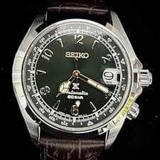 Seiko Prospex Alpinist SPB121 Green Dial - Mint - Full Kit + 2 Bonus NATO Straps
