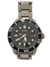 SEIKO Quartz Watch Analog Stainless BLK SLV V157 0BT0