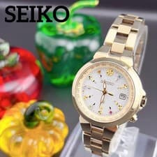 Seiko Lukia Kotorip Ladies Radio Solar Vintage Watch Used SA419