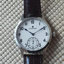 Steinhart Marine Chronometer 42mm 6498 Hand Wind Men's Watch .202