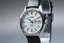 Vintage [Exc+5] King Seiko 5626-7120 Silver Automatic Men's Watch From JAPAN