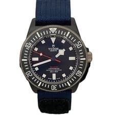 Used Tudor Pelagos FXD Alinghi Red Bull Racing Watch 25707KN 0001 Gray Blue  Rev
