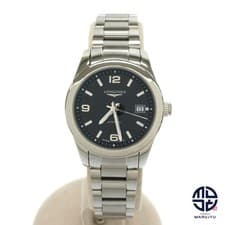 Longines Conquest Ladies Watch L2.285.4 Automatic AUTO Dial Black Used MARJ-0