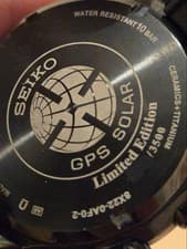 SEIKO Astron SBXB091  2016 limited GPS Solar Powered Radio Men's Watch