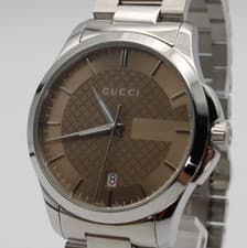 Gucci G Timeless Brown Dial Stainless Steel YA126445
