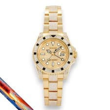 Rolex GMT Master II 116758SANR Diamond Champagne Dial Men’s Watch