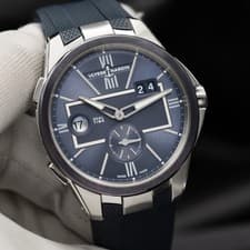 Ulysse Nardin Boutique Executive Dual Time 243-20/43 Blue Dial On Blue rubber