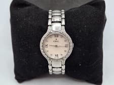 Ebel Beluga Ladies Watch Stainless Steel W Diamond Bezel  Nacre Face E91 G2U