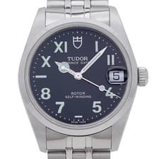 Tudor Automatic Prince Date Unique Dial 72000 Watch Stainless Steel Black 0113