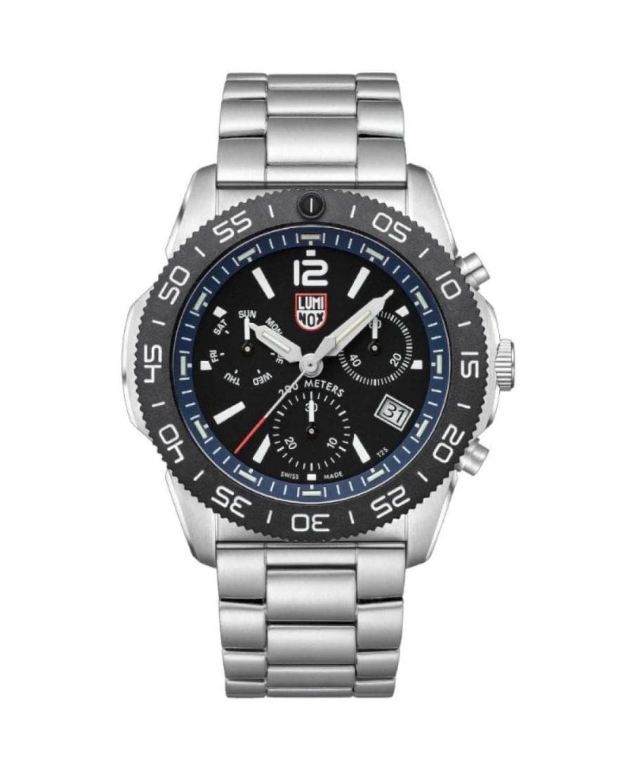 LUMINOX Men Analog Quartz Casual Watch Sport Military Dress Black Dial Waterproo