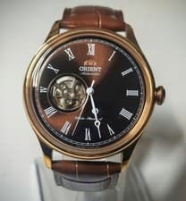 ORIENT FAG00001T0 Classic Open Heart Automatic Watch 43mm Stainless Steel