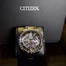Citizen Attessa GPS Solar Watch CC9017-59G Men's 43mm Eco-Drive Used