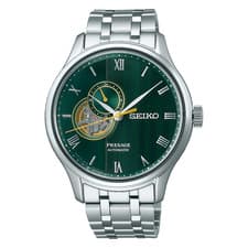 Seiko Presage Japanese Gardens Automatic Green Men's Watch - SSA463