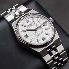 NOV. 2025 PAPERS Rolex Land-Dweller White Honeycomb 36mm 127234 Flat Jubilee BOX