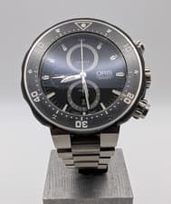 ORIS PRODIVER CHRONOGRAPH 51MM TITANIUM 1000M DIVER BLACK 01 774 7683 7154