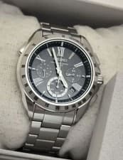 Seiko Brightz 8B82-0AG0 Radio Solar Chronograph Used From Japan