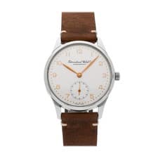 IWC Portugieser Steel Auto 35mm Silver Dial Strap Watch IW3531-02