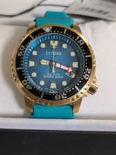 CITIZEN Promaster BN0162-02X Diver Watch Blue Gold