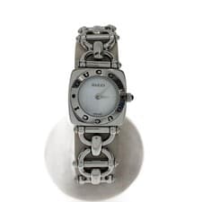 GUCCI wristwatch Stainless steel WHT SLV