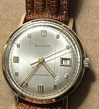 Bulova H52027 14K Self-Winding Vintage Gold Men's Wristwatch