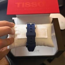 Tissot PRX Blue Rubber Quartz Watch Official