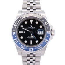 Rolex GMT Master II 40mm Black Dial Watch Ref# 126710BLNR