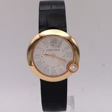 Cartier Ballon Bleu 30mm 18K Rose Gold Diamond Quartz Ladies Watch WGBL0003