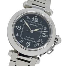 Cartier Pasha C Date Automatic Watch for Boys, Stainless Steel (SS... GZl1grl2