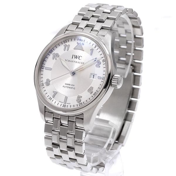 IWC PILOT'S WATCH SPITFIRE MARK XVI IW325505 39mm SS Silver Dial Automatic #C453