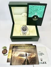 Beautiful ROLEX Explorer II - Ref 16570 Black Dial - Full Set