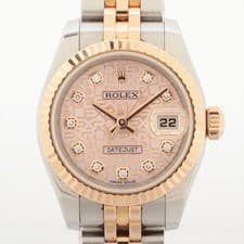 Rolex Datejust 179171G PG×SS PG×SS AT Pink engraved computer dial 1 Extra Link