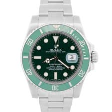 Rolex Submariner Date HULK Green 40mm Ceramic Stainless Steel 116610 LV Watch