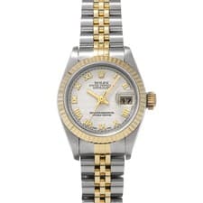 ROLEX Datejust 79173 Ivory Pyramid WATCH 722863