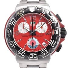 TAG HEUER Formula 1 CAC1112 Chronograph Red Dial Quartz Men's Watch A#146525