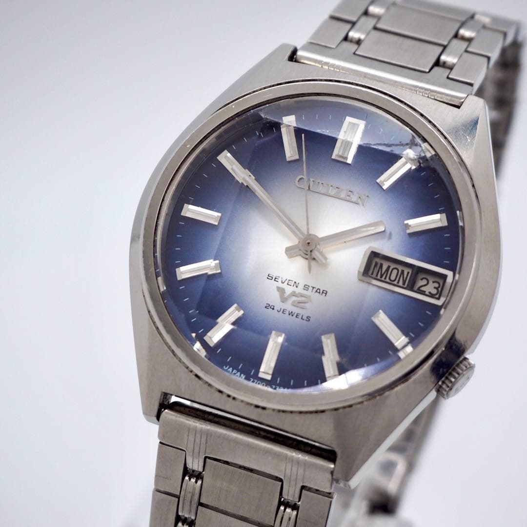 Used 195 Operation CITIZEN Watch Men's Seven Star V2 Automatic Winding