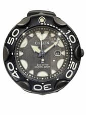 Citizen Promaster Marine Eco-Drive Diver 200m Black Bezel Used Japan