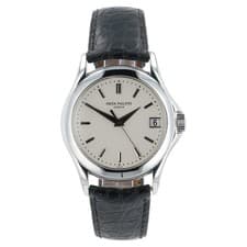 Patek Philippe Calatrava Silver Dial 18k White Gold 37mm Automatic Men’s 5127G